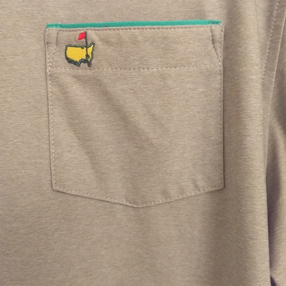 Augusta National The Masters Tech Gray Golf Polo - Picture 3 of 7